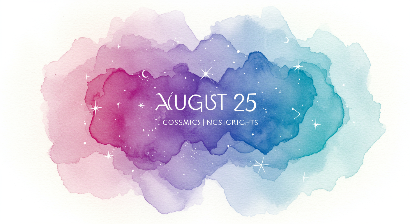 August 25 Astrology: Cosmic Insights