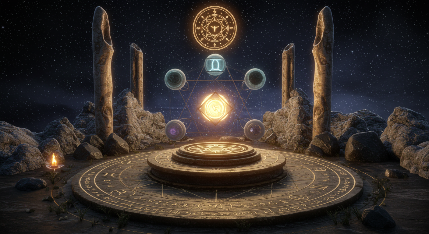 Grand Cross: Rare Cosmic Alignment