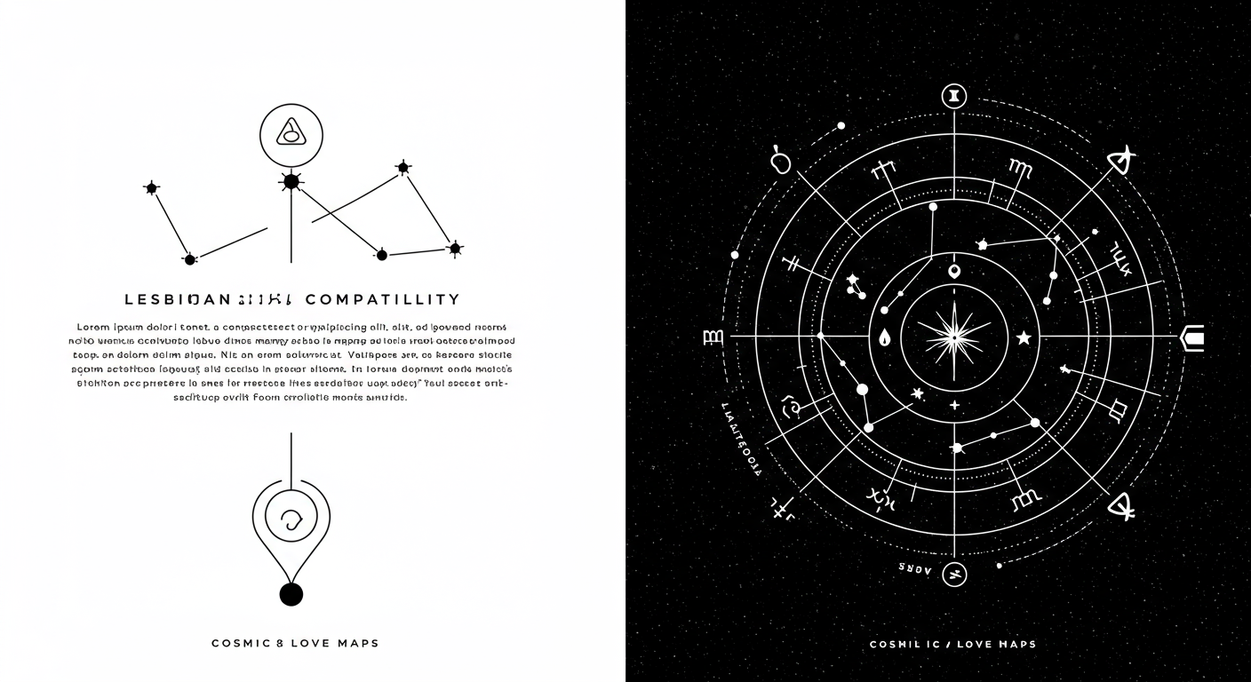 Lesbian Compatibility: Cosmic Love Maps