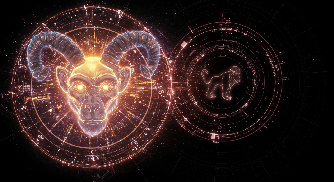 Aries Monkey: Fire & Ferocity