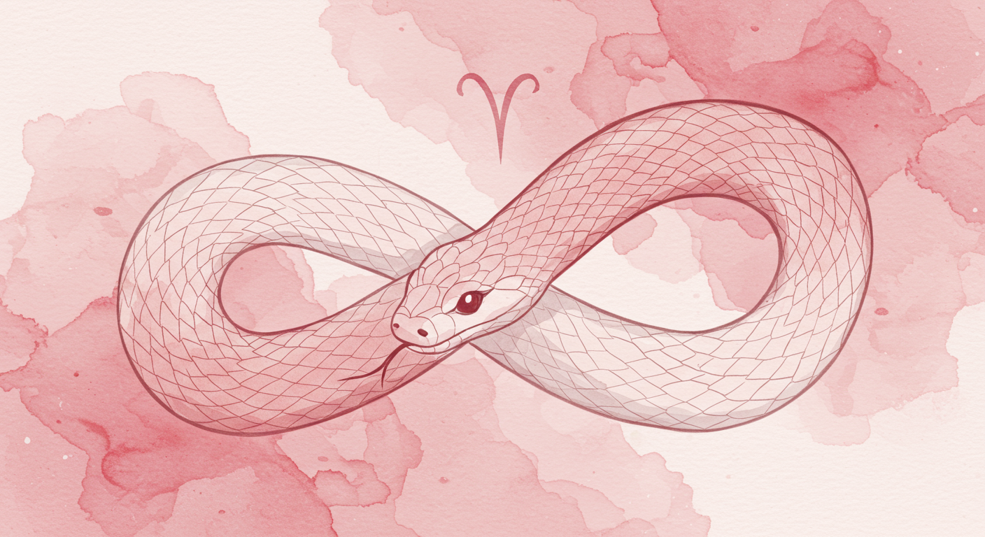 Aries Snake: Fiery Ambition & Cunning Power