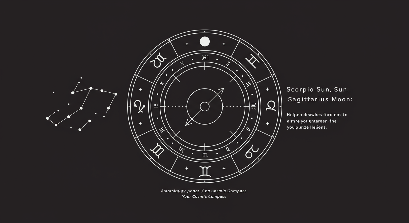 Scorpio Sun, Sagittarius Moon: Your Cosmic Compass