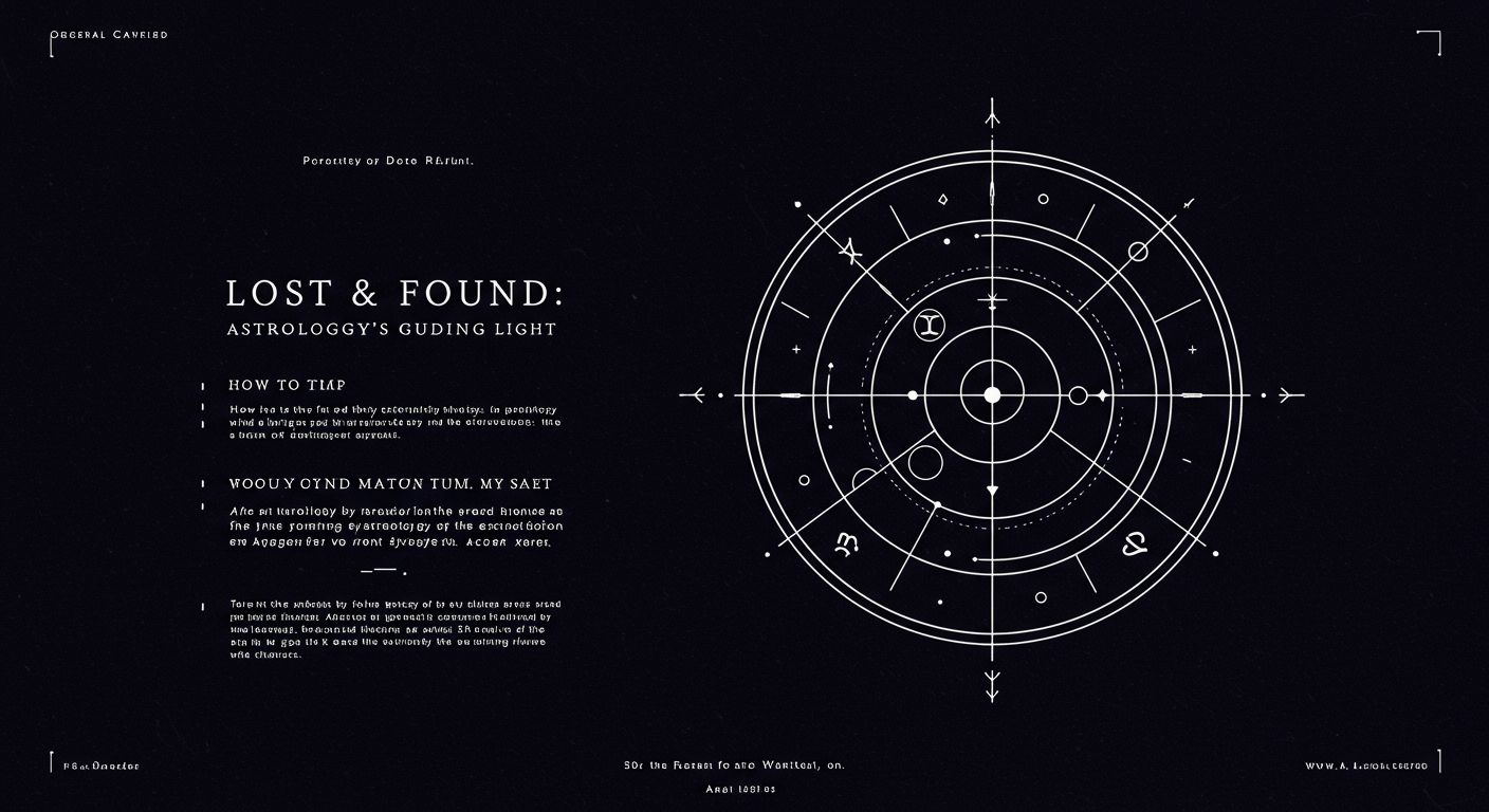 Lost & Found: Astrology's Guiding Light