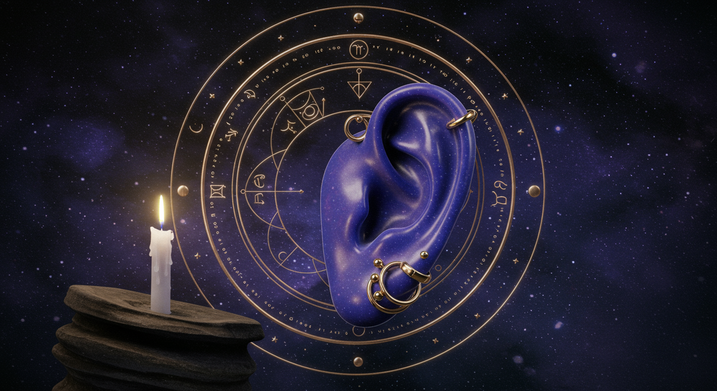 Celestial Piercings: Astrology's Ear Guide