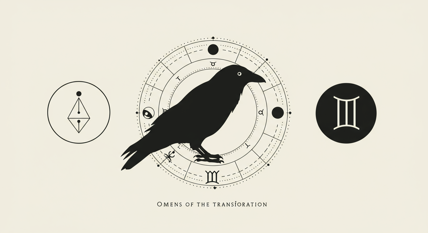 Crow Astrology: Omens of Transformation