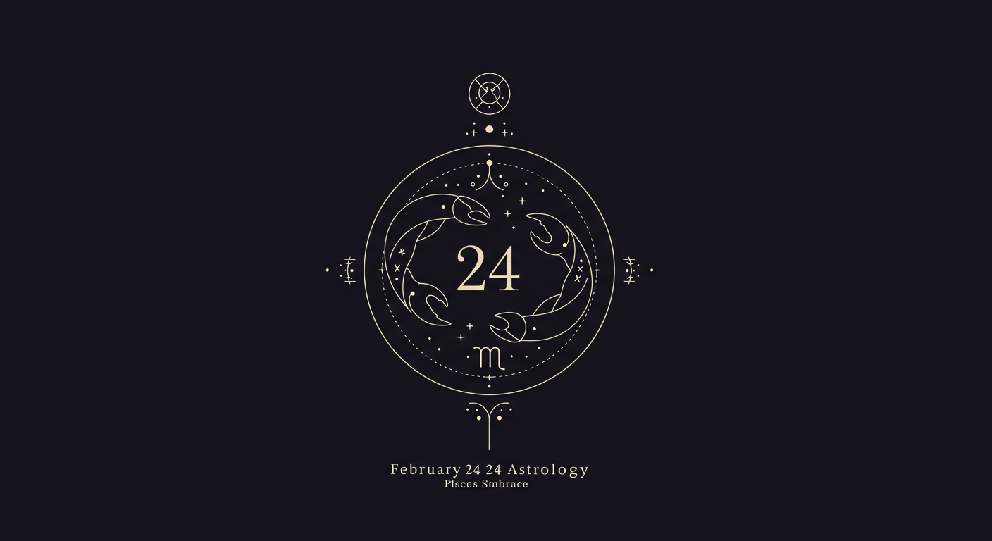February 24 Astrology: Pisces Sun's Embrace