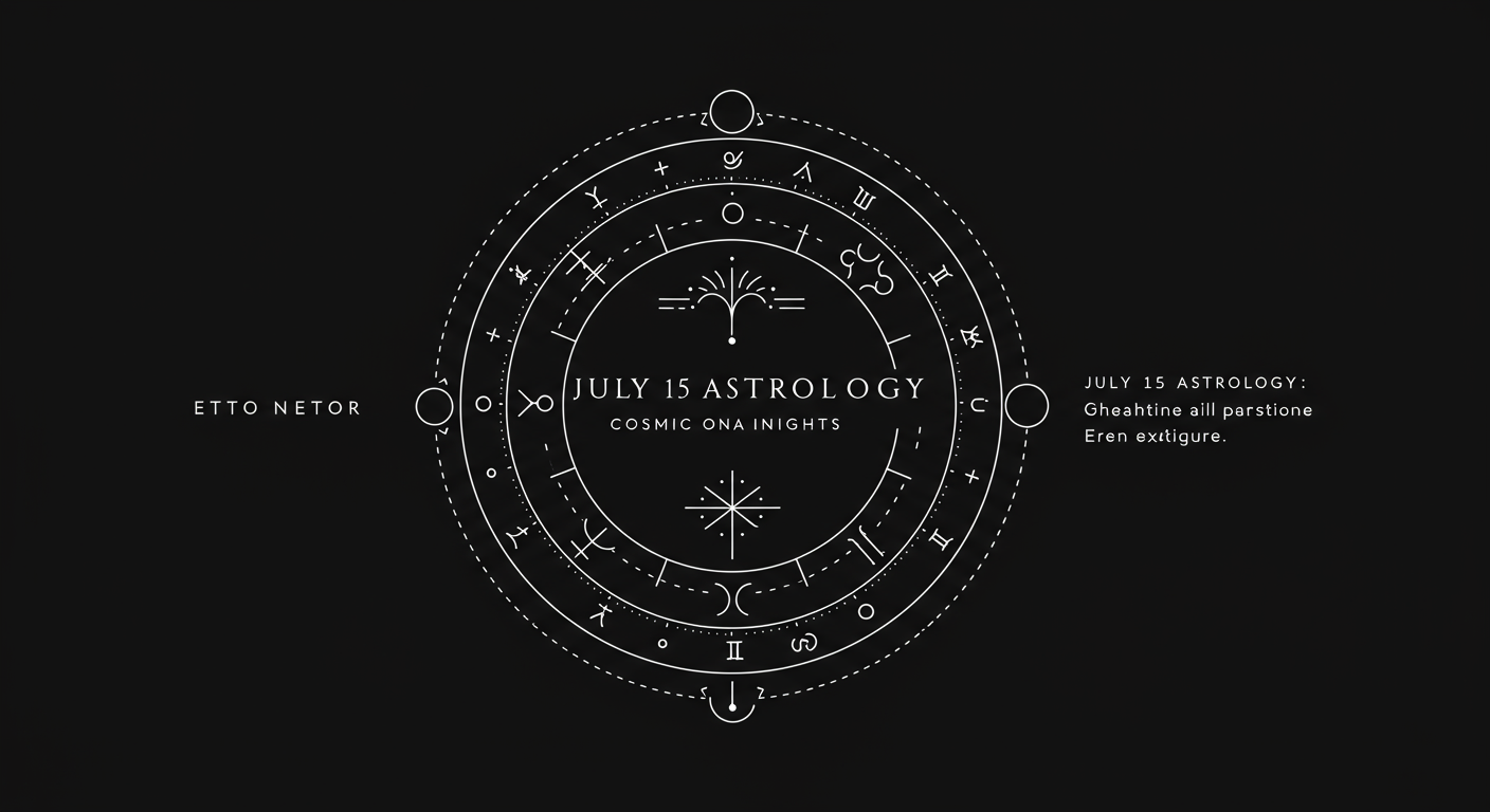 July 15 Astrology: Cosmic Insights