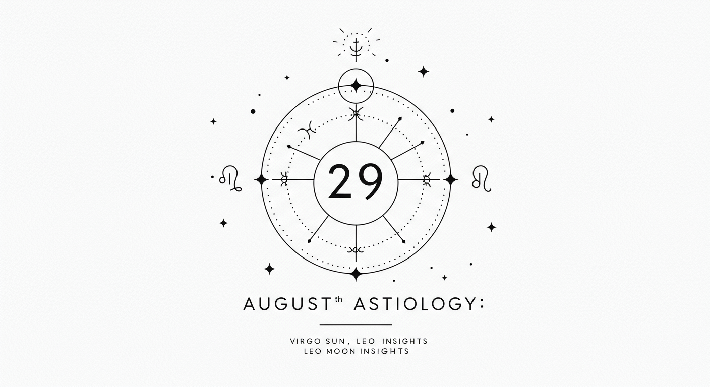 August 29th Astrology: Virgo Sun, Leo Moon Insights