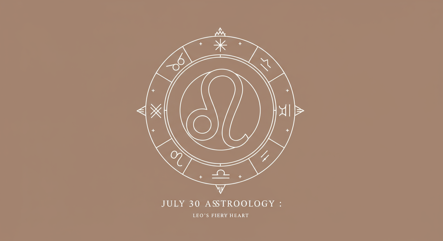 July 30 Astrology: Leo's Fiery Heart