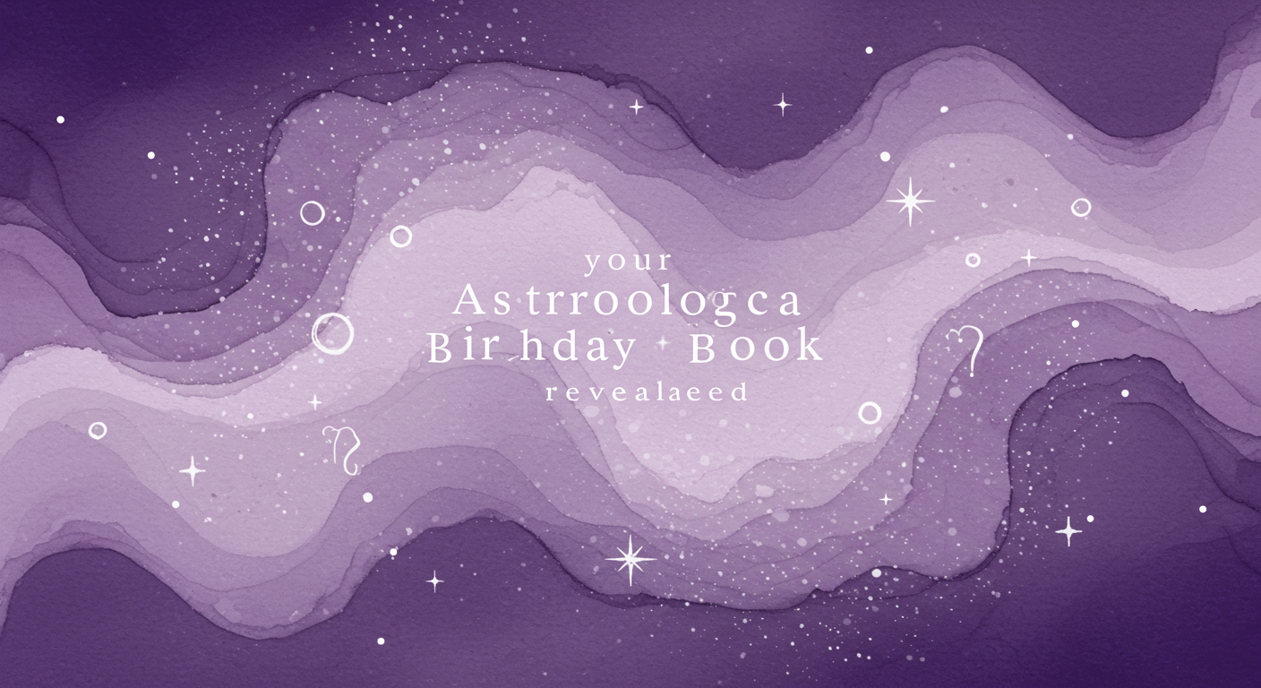 Your Astrological Birthday Book Revealed