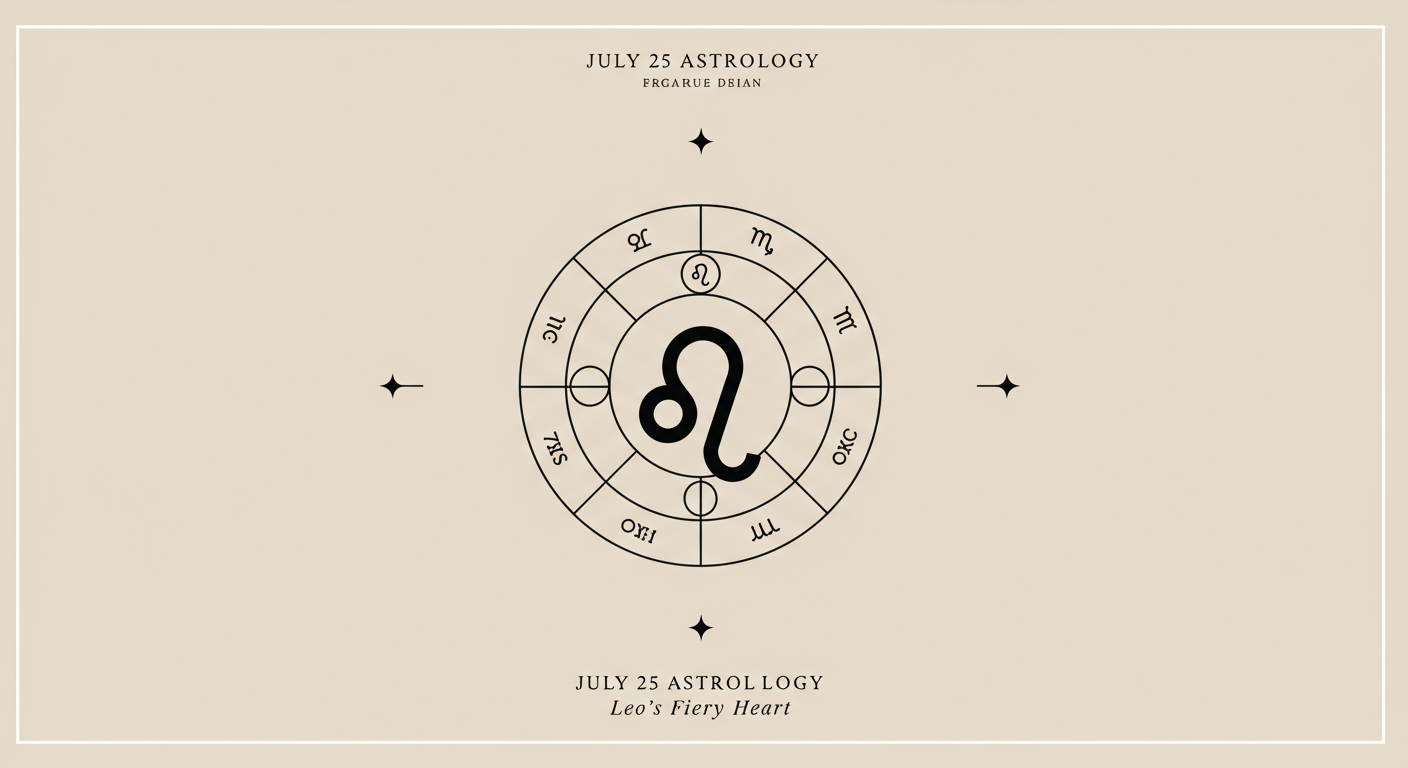 July 25 Astrology: Leo's Fiery Heart