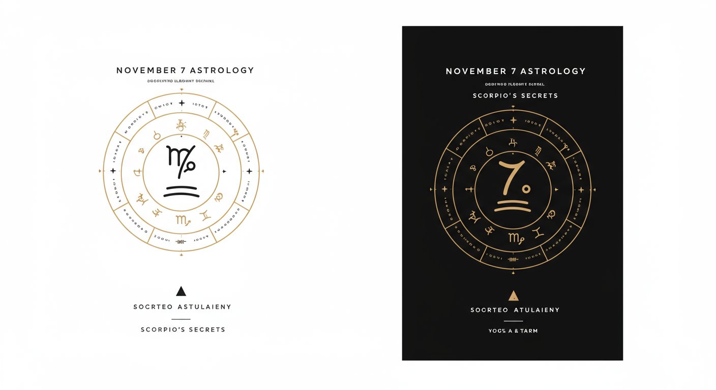November 7 Astrology: Scorpio's Secrets