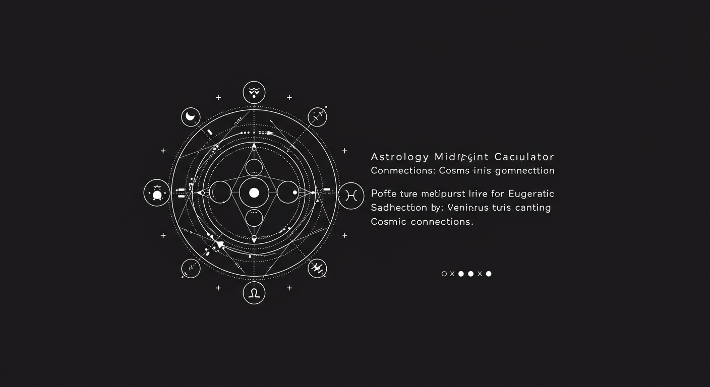 Astrology Midpoint Calculator: Cosmic Connections