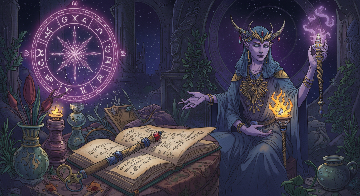 Cosmic Coloring: Astrology Pages