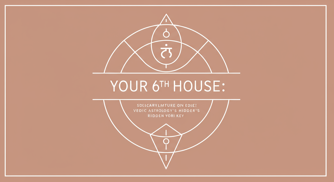 Your 6th House: Vedic Astrology's Hidden Key