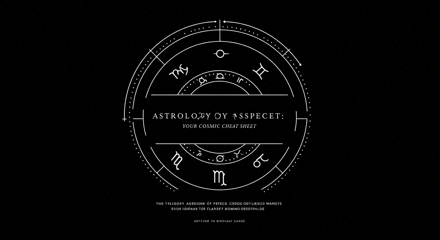 Astrology Aspects: Your Cosmic Cheat Sheet