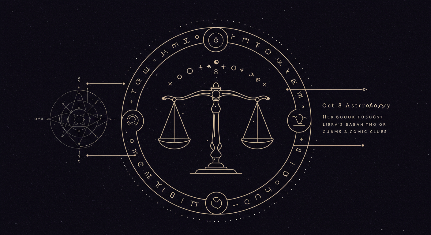 Oct 8 Astrology: Libra's Balance & Cosmic Clues