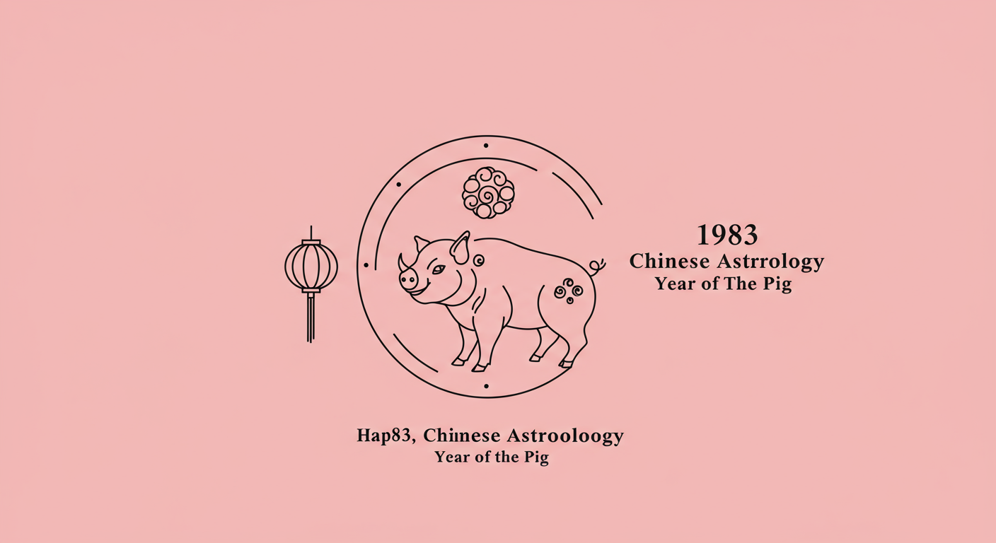 1983 Chinese Astrology: Year of the Pig