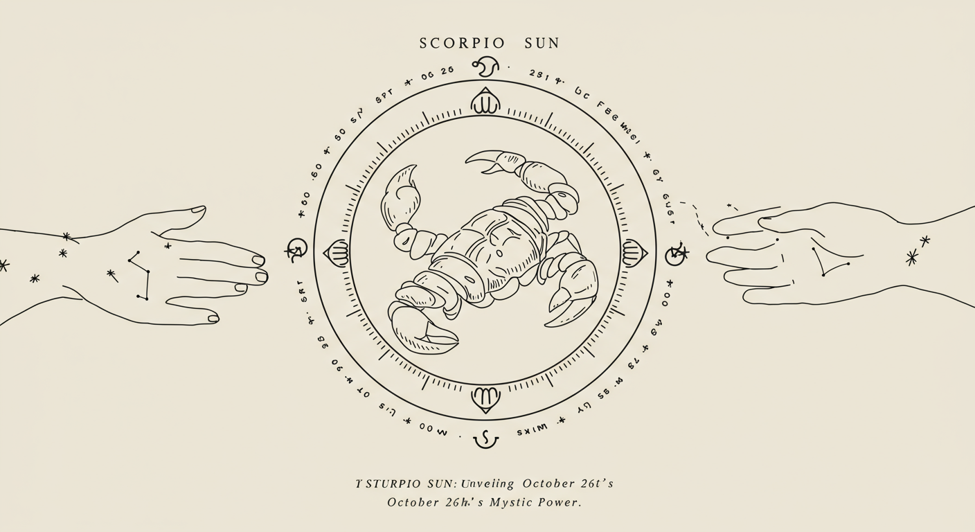 Scorpio Sun: Unveiling October 26th's Mystic Power