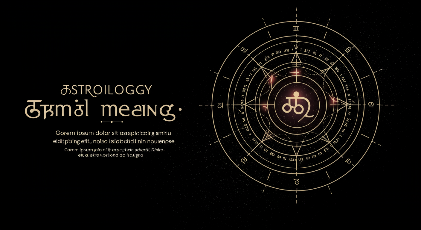 Astrology Tamil Meaning: Cosmic Guidance