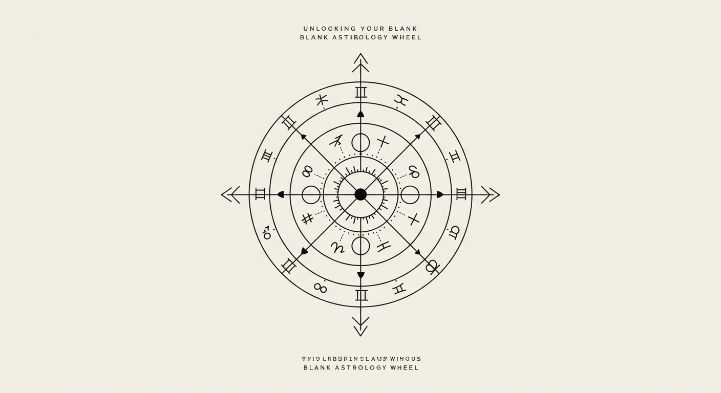 Unlocking Your Blank Astrology Wheel