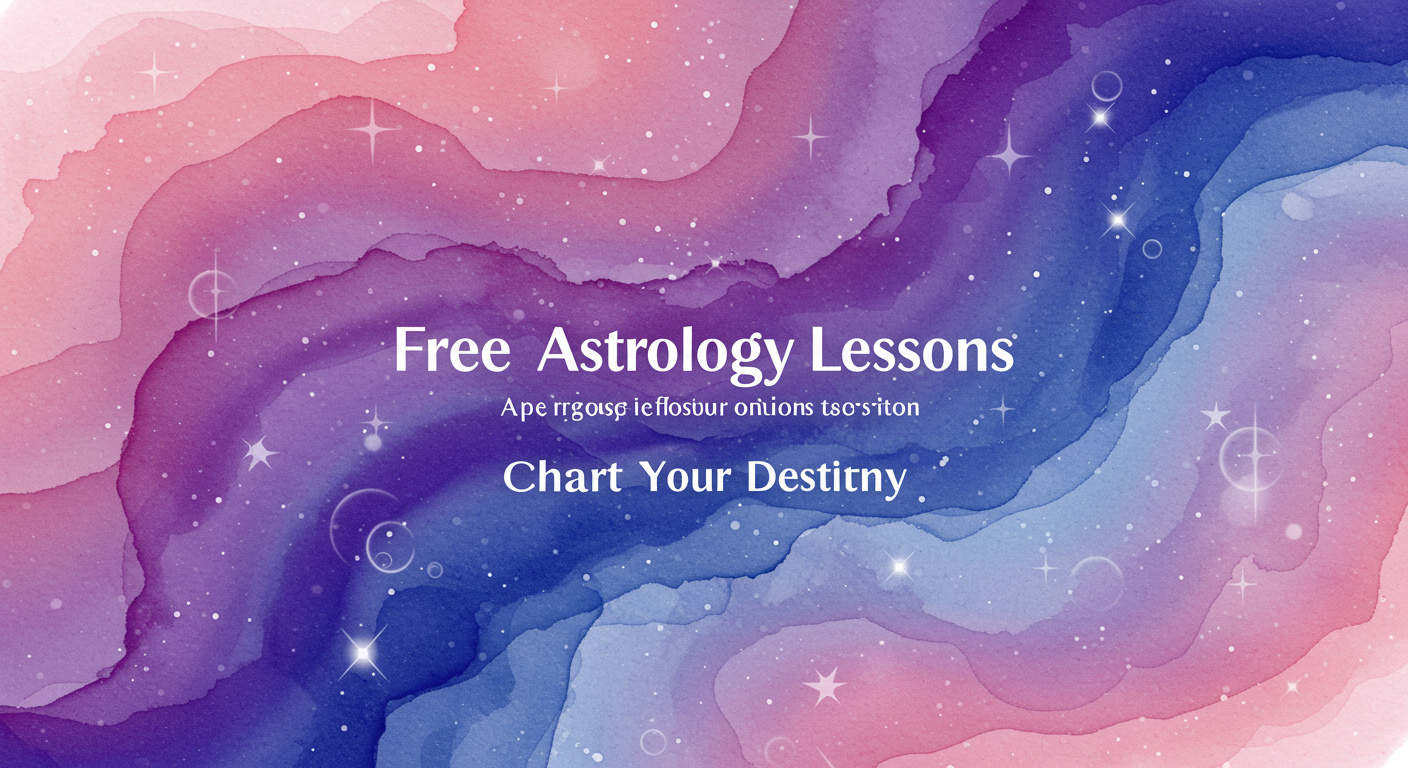 Free Astrology Lessons: Chart Your Destiny