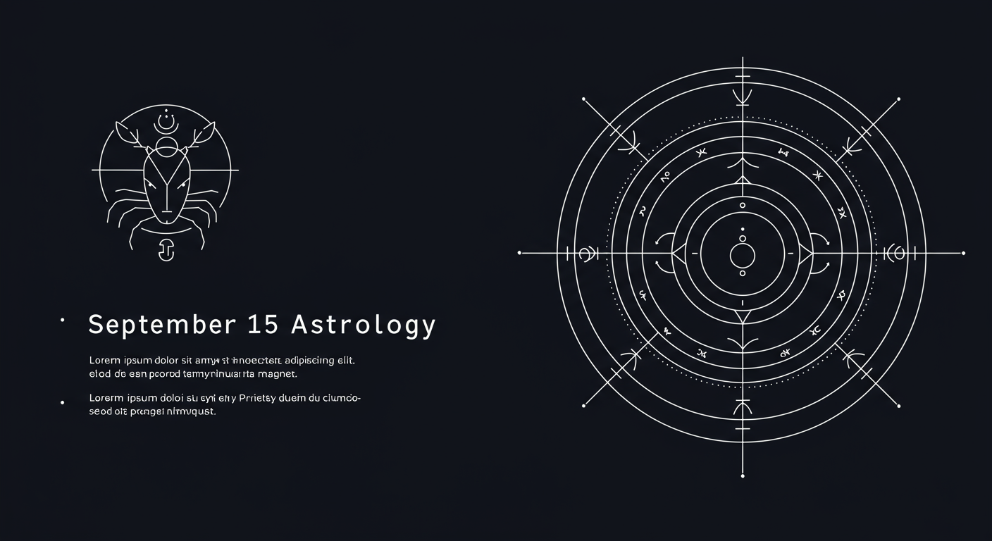 September 15 Astrology: Cosmic Guidance