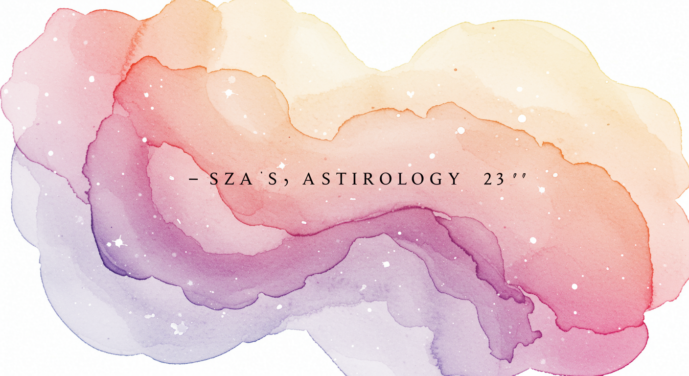 SZA Astrology: Cosmic Insights for 2025