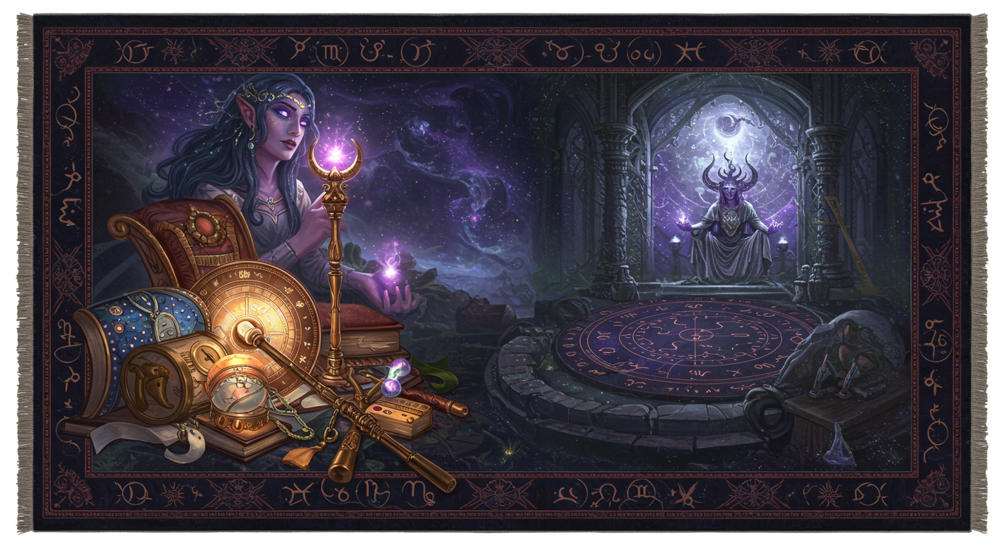 Astrology Rug: Cosmic Comforts