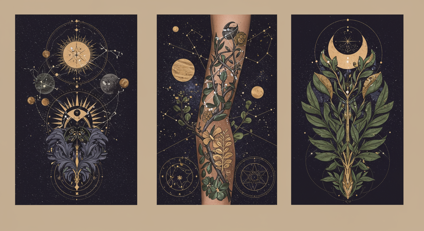 Cosmic Ink: Your Astrology Tattoo Sleeve