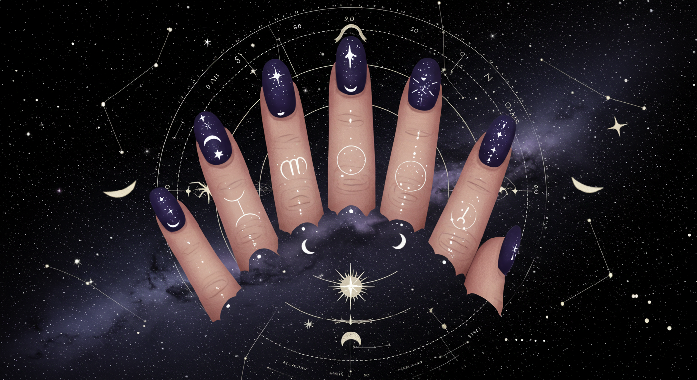 Half Moon Nails: Astrology's Lunar Secrets