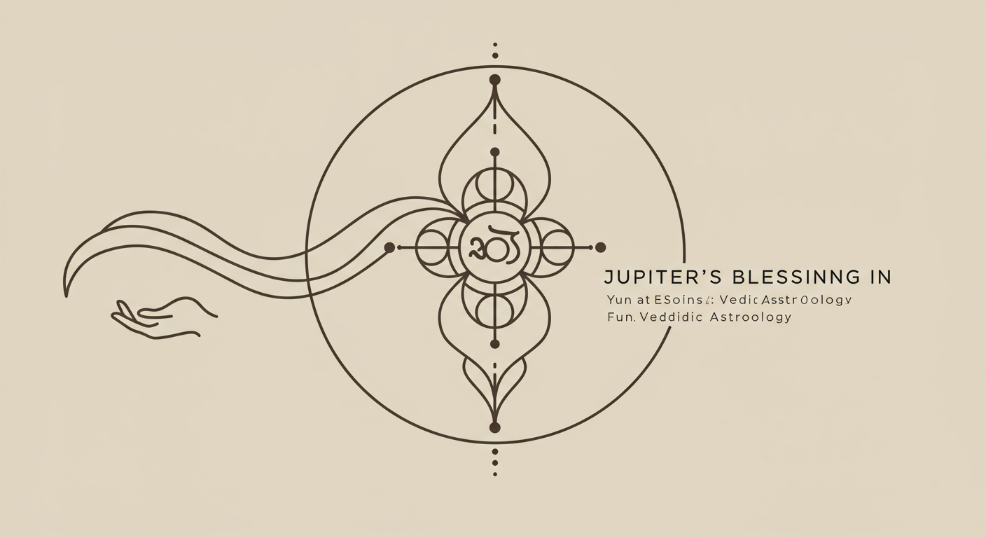 Jupiter's Blessings in Vedic Astrology