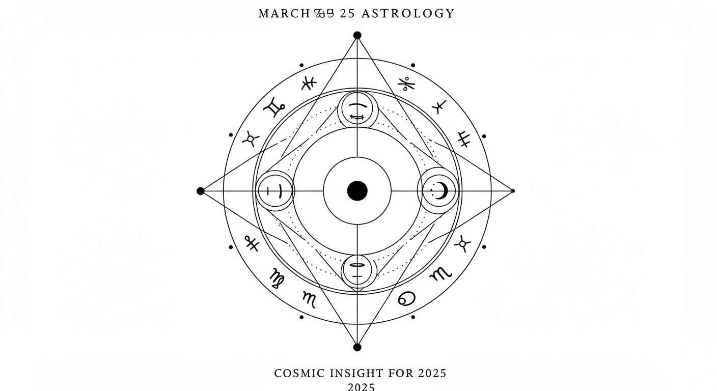 March 25 Astrology: Cosmic Insights for 2025