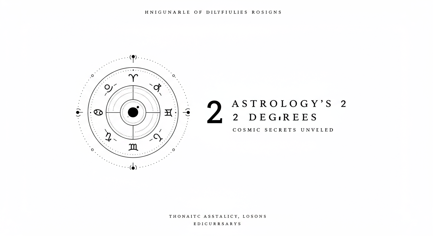 Astrology's 2 Degrees: Cosmic Secrets Unveiled