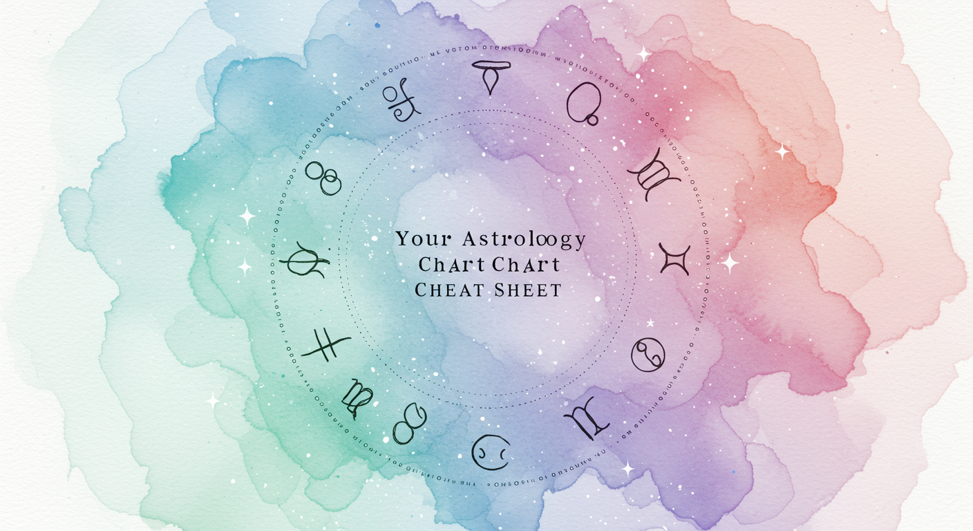 Your Astrology Chart Cheat Sheet