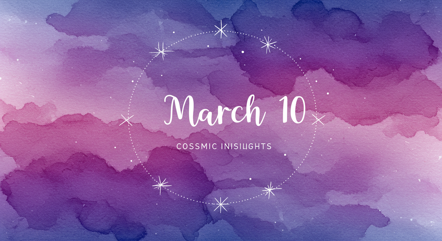 March 10 Astrology: Cosmic Insights