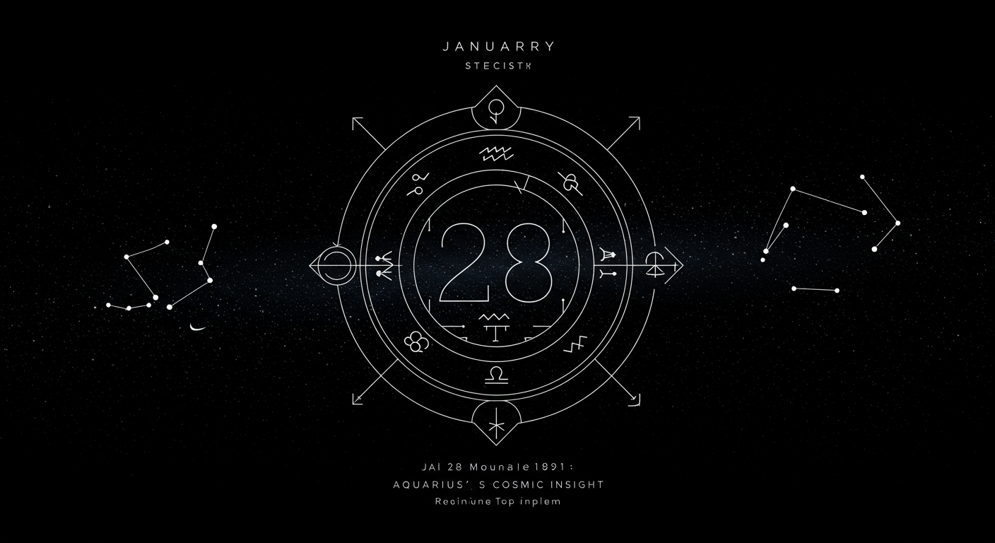 January 28: Aquarius's Cosmic Insight