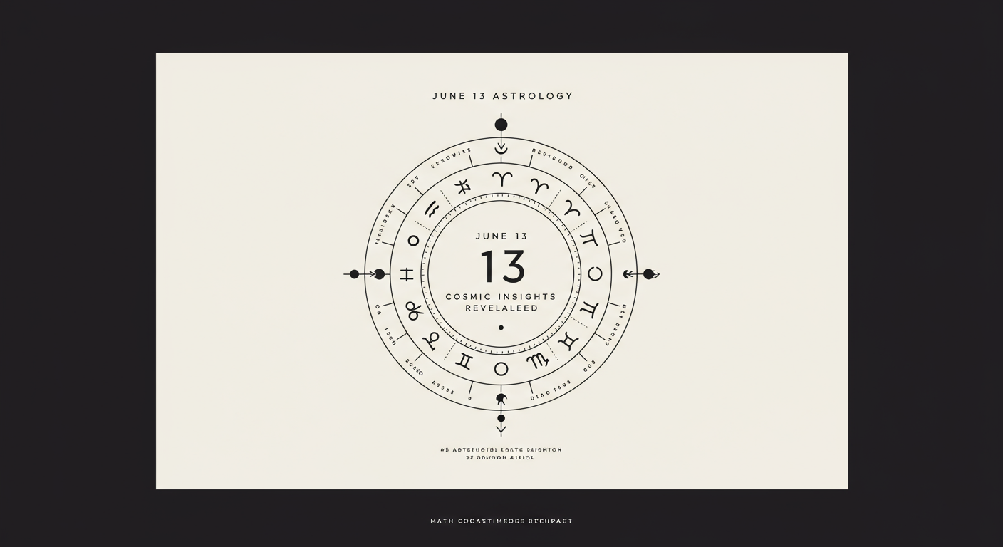 June 13 Astrology: Cosmic Insights Revealed