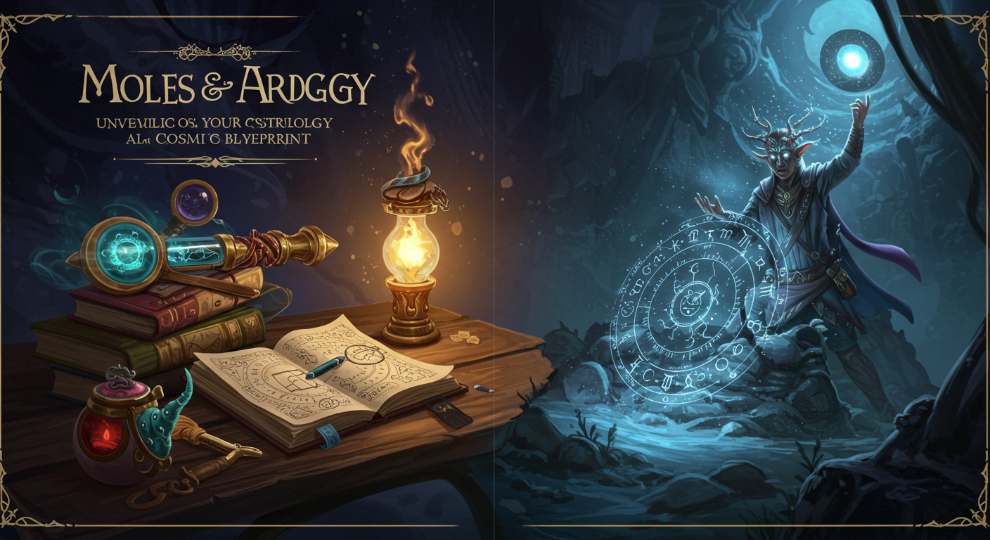 Moles & Astrology: Unveiling Your Cosmic Blueprint