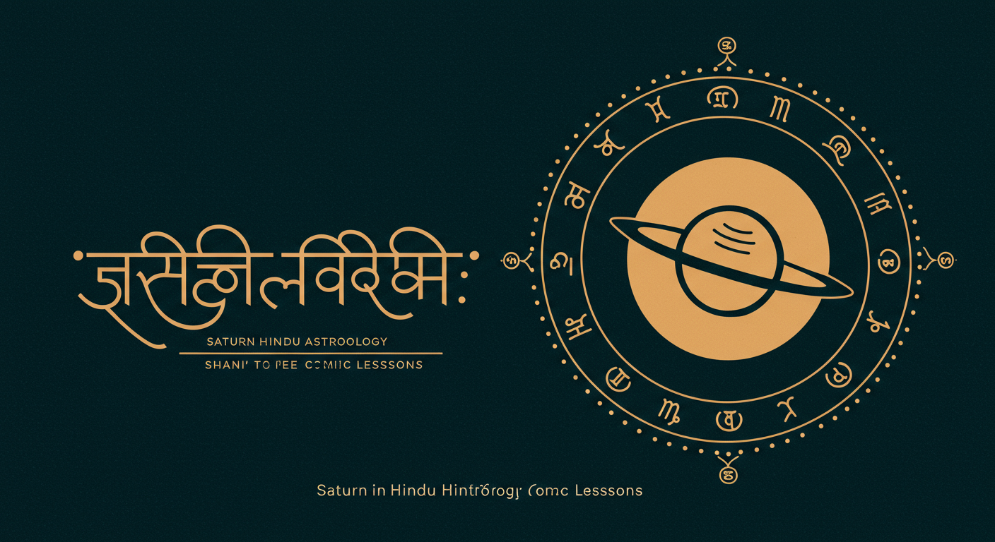 Saturn in Hindu Astrology: Shani's Cosmic Lessons