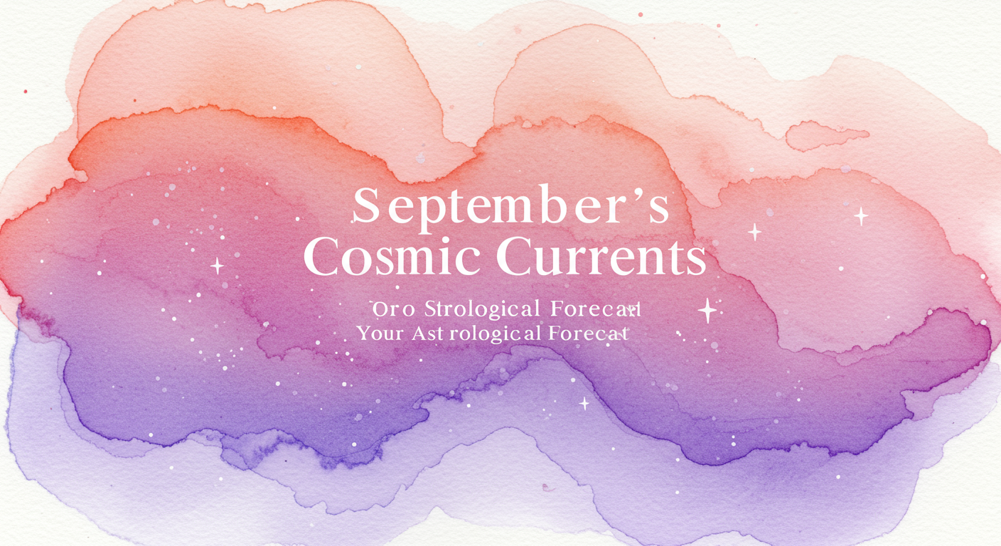 September's Cosmic Currents: Your Astrological Forecast