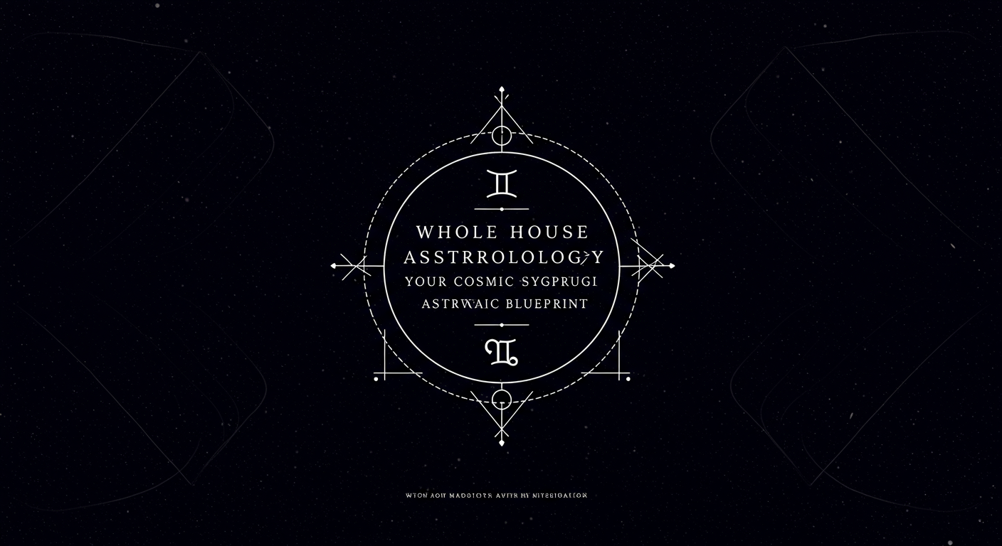 Whole House Astrology: Your Cosmic Blueprint