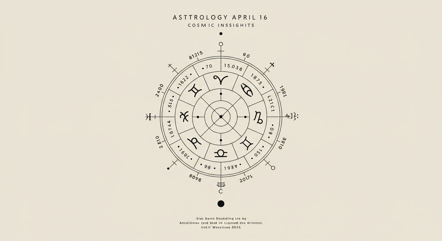 Astrology April 16: Cosmic Insights