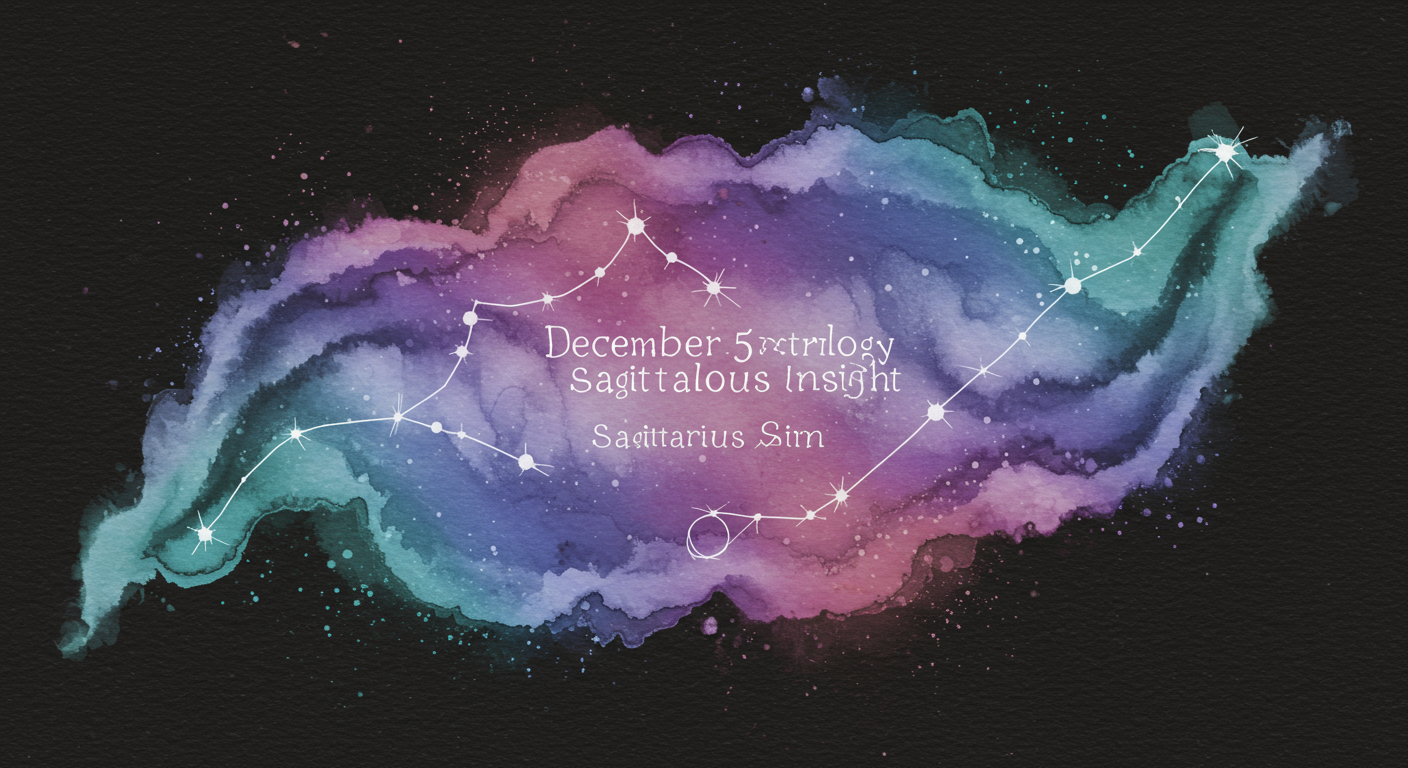 December 5 Astrology: Sagittarius Insight