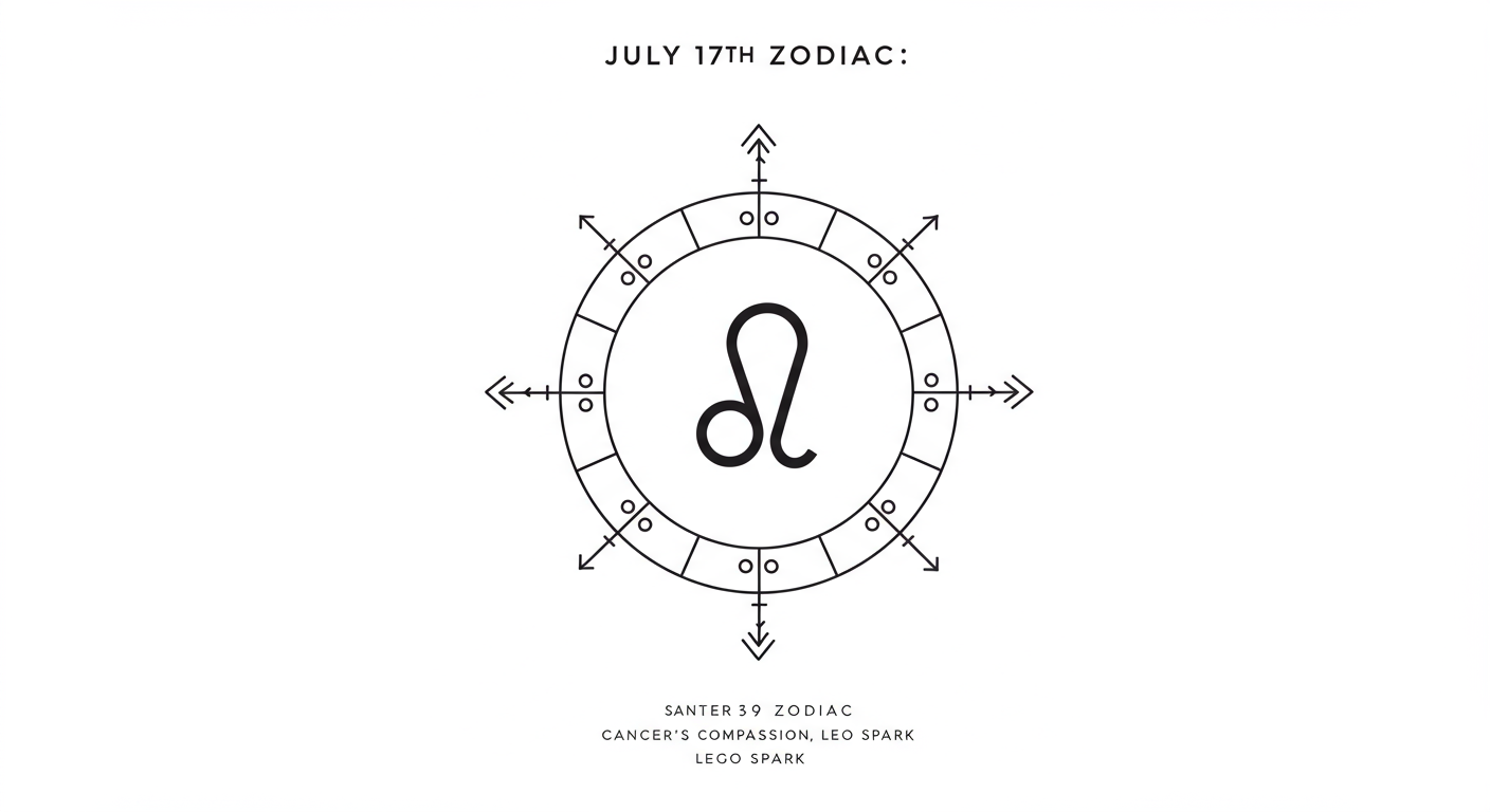 July 17th Zodiac: Cancer's Compassion, Leo's Spark