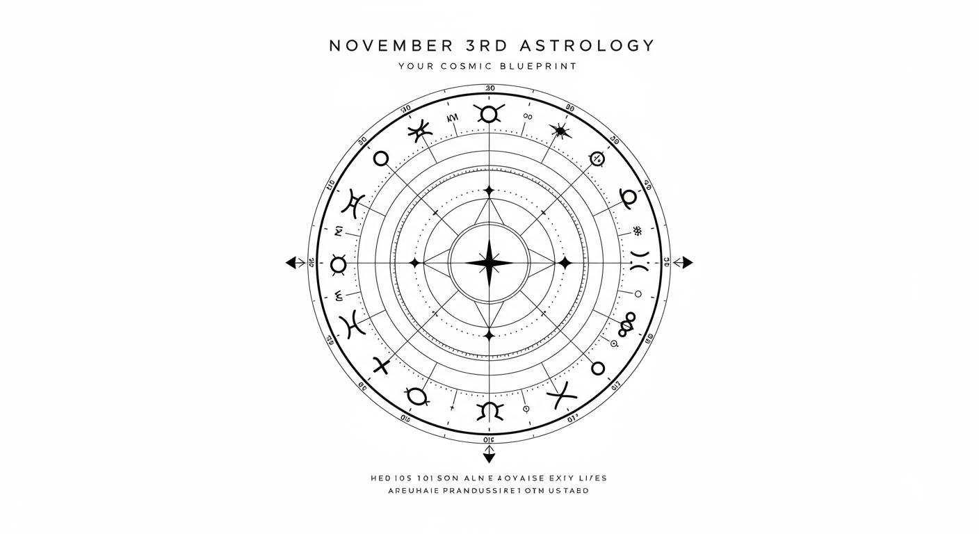 November 3rd Astrology: Your Cosmic Blueprint