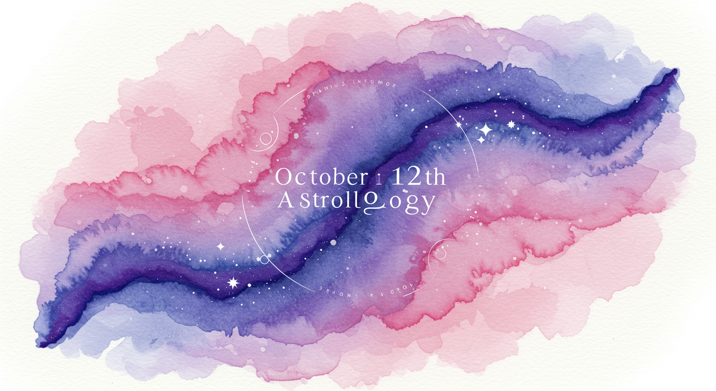 October 12th Astrology: Cosmic Insights