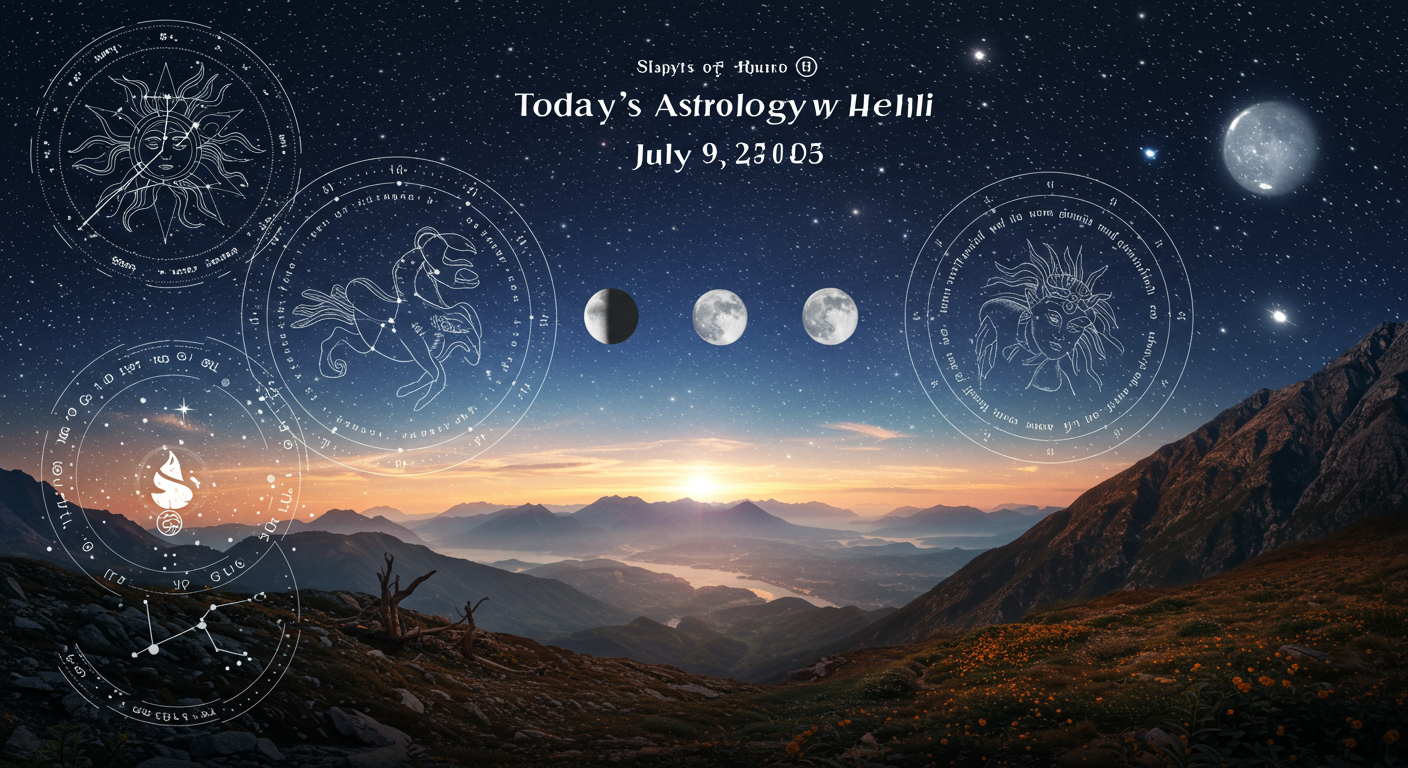 Today's Astrology: Cosmic Guidance for July 9, 2025