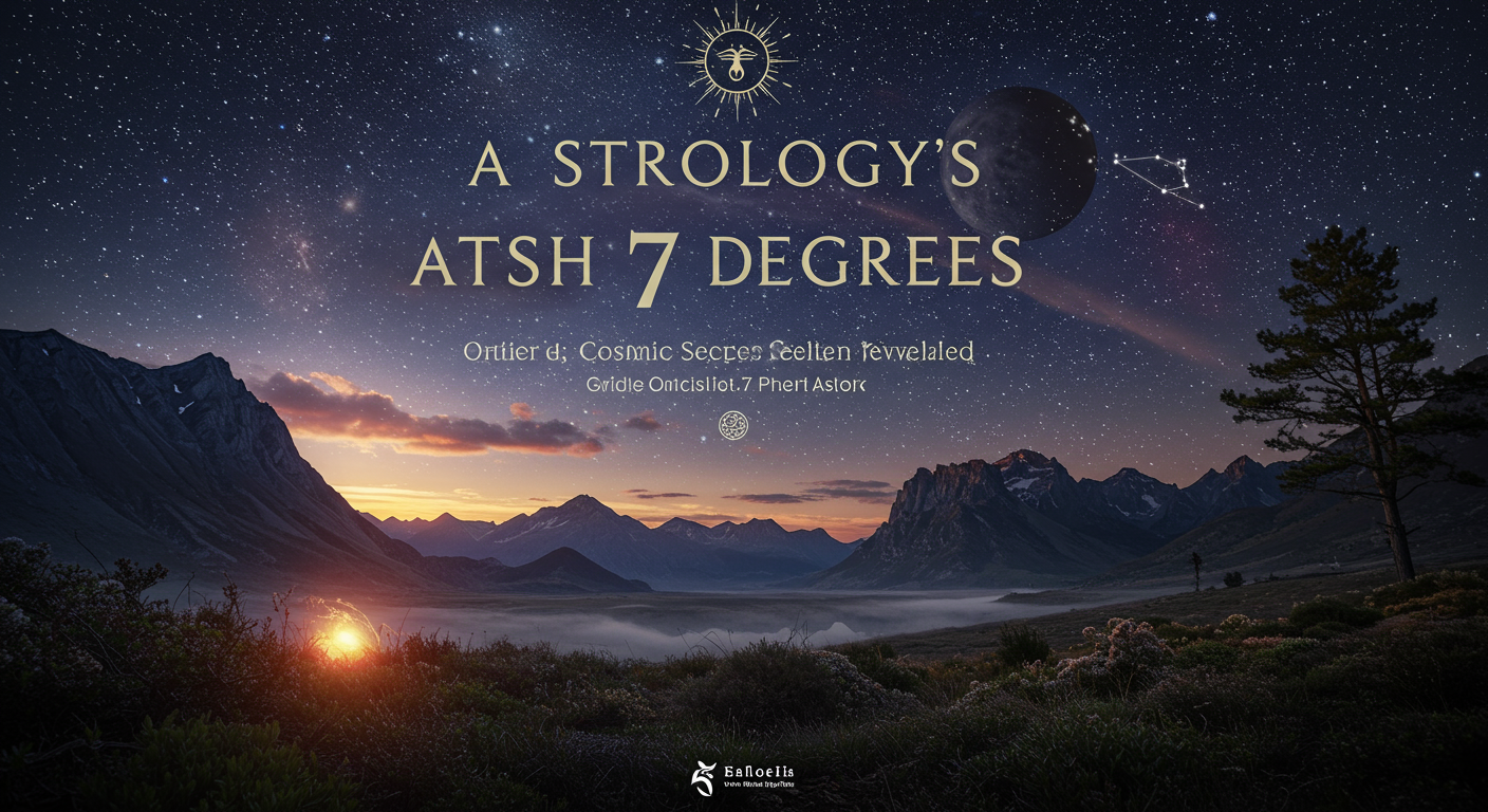 Astrology's 7 Degrees: Cosmic Secrets Revealed