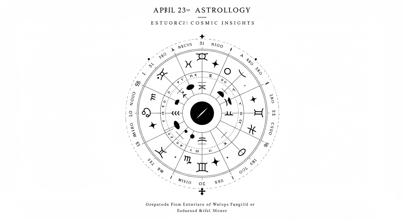 April 23rd Astrology: Cosmic Insights
